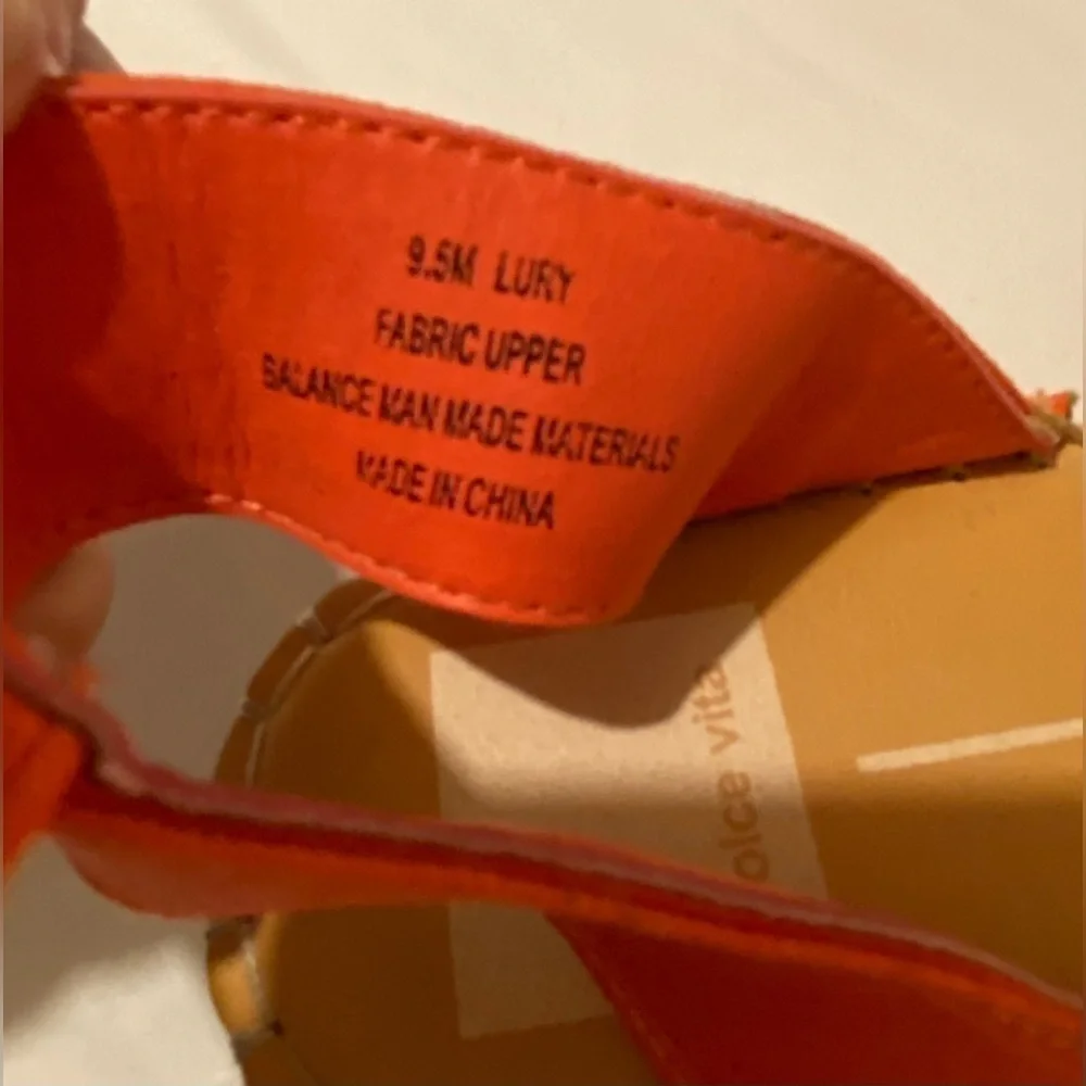 Dolce Vita “Lury” Espadrille Platform Sandal Size 9.5